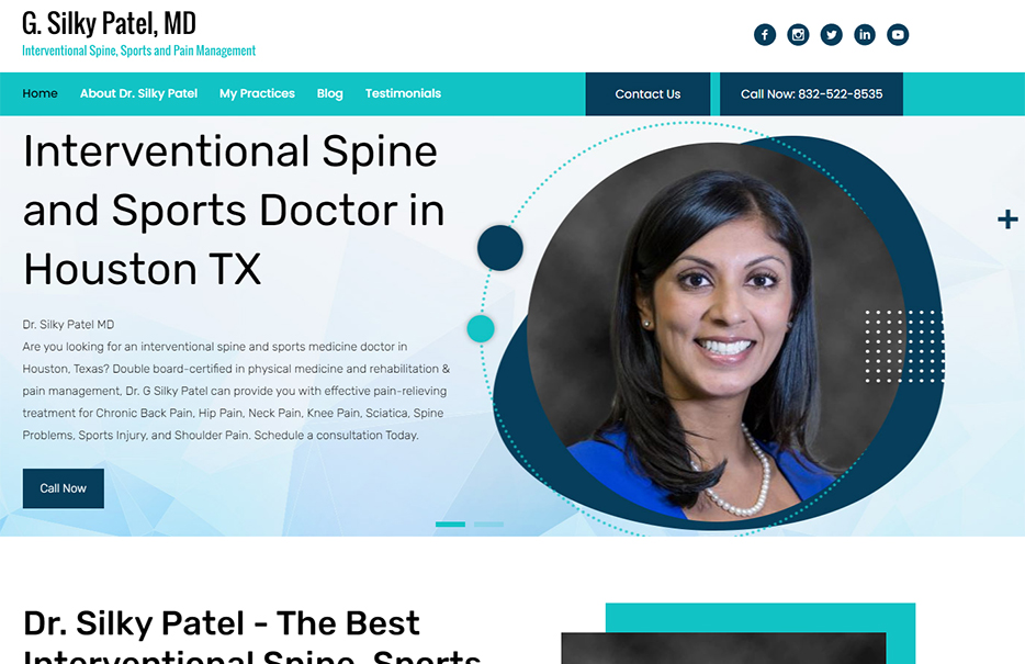 Silky Patel MD - Website Design and Development Company in Greenville SC