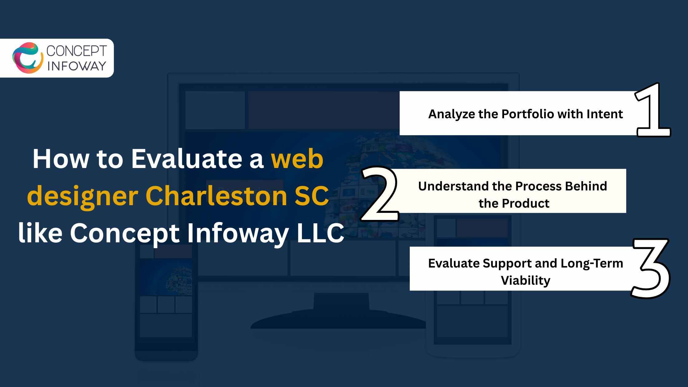Evaluate a web designer Charleston SC
