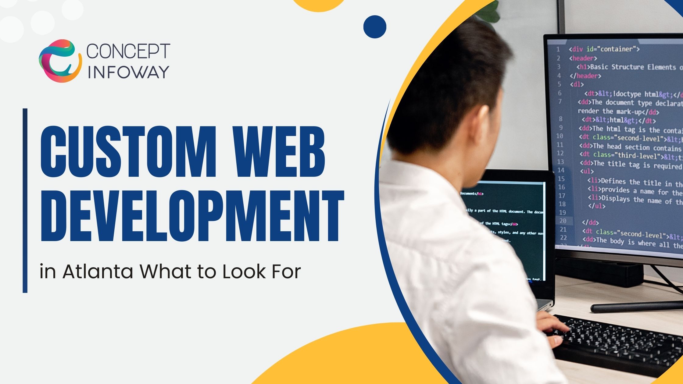 Custom Web Development in Atlanta What to Look For - Concept Infoway LLC