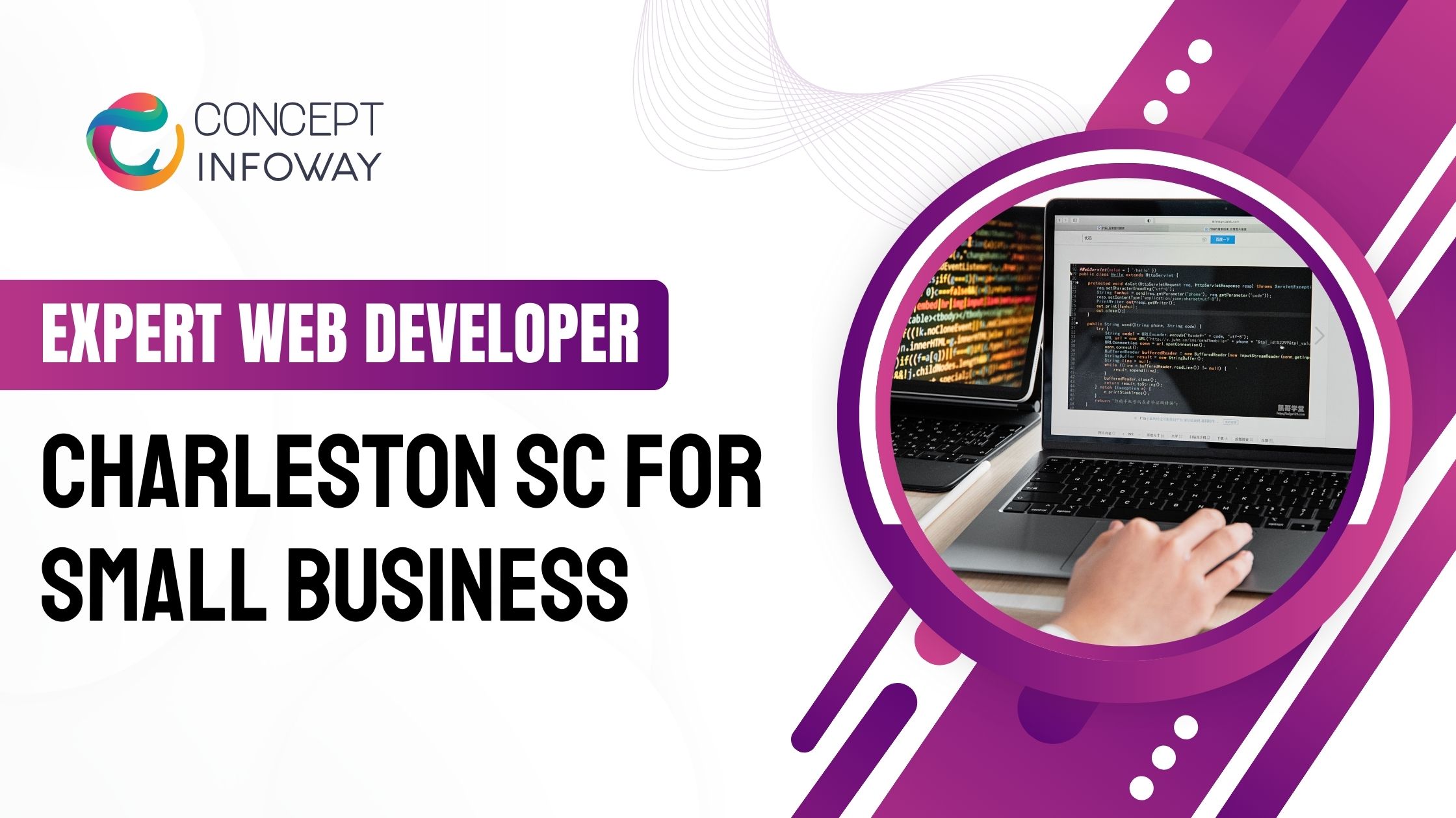 Expert Web Developer Charleston SC for Small Business - Concept Infoway LLC