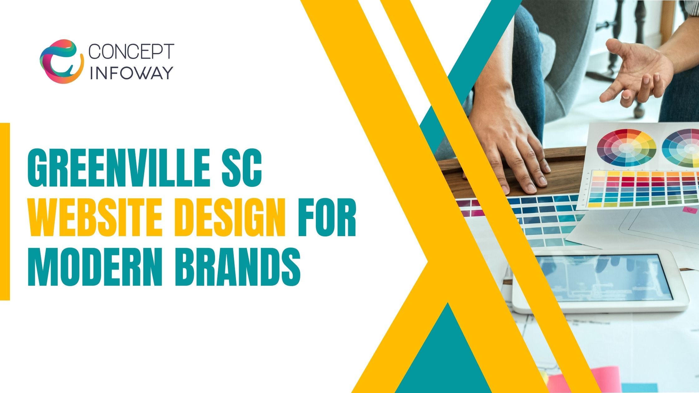 Greenville SC Website Design for Modern Brands - Concept Infoway LLC