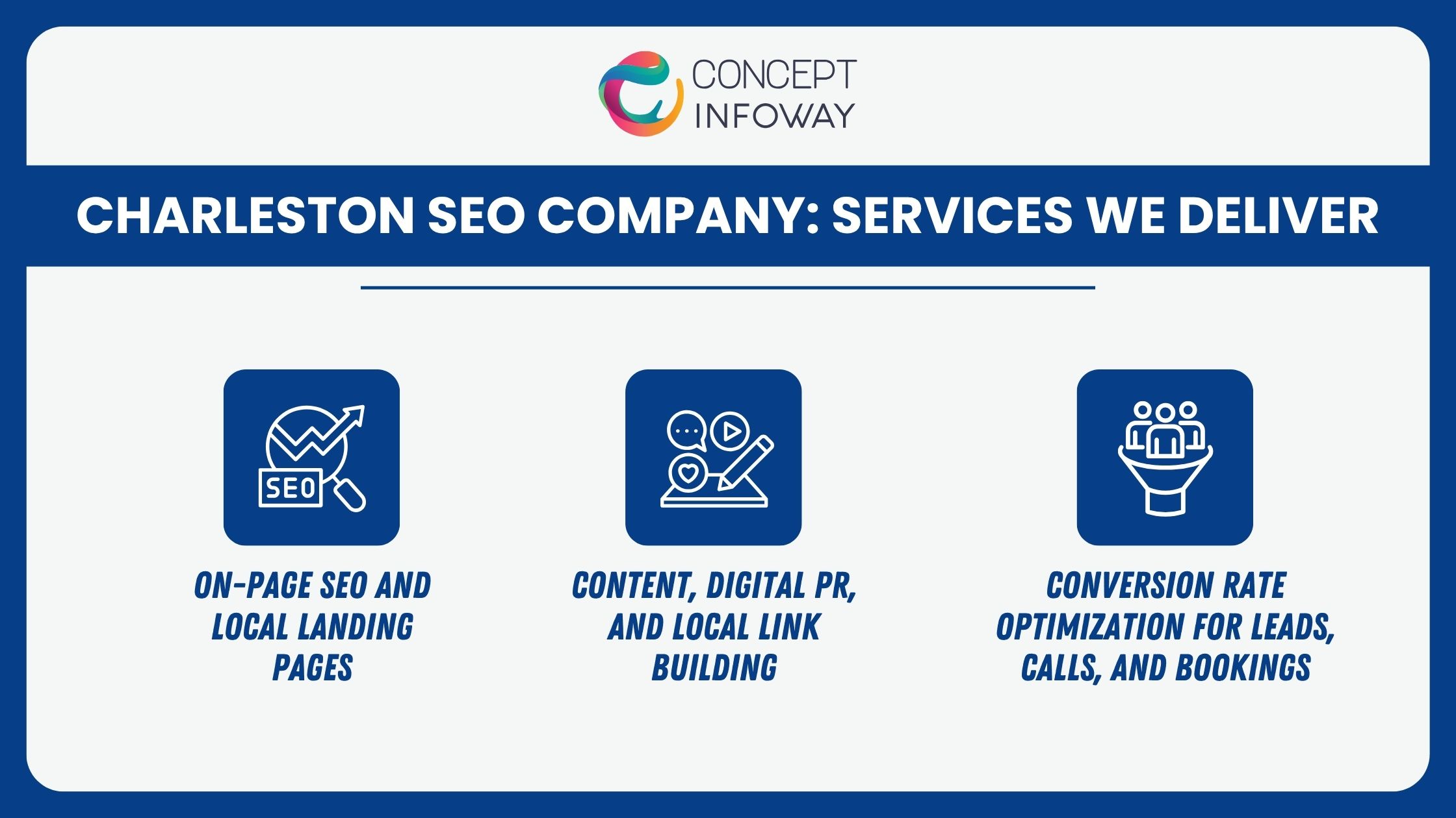 Charleston SEO Company Services We Deliver