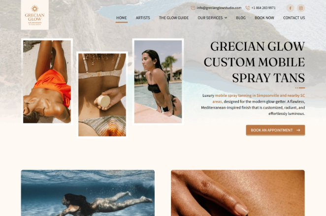 Grecian Glow Studio - Concept Infoway LLC