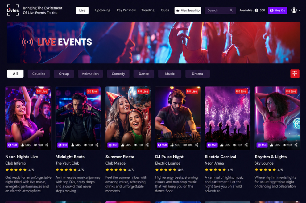 Livles Streaming 3 - Concept Infoway LLC